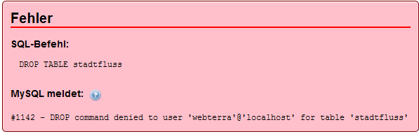 inf-schule | Datenbank und Zugriffsrechte » Beispiel - terra-DB